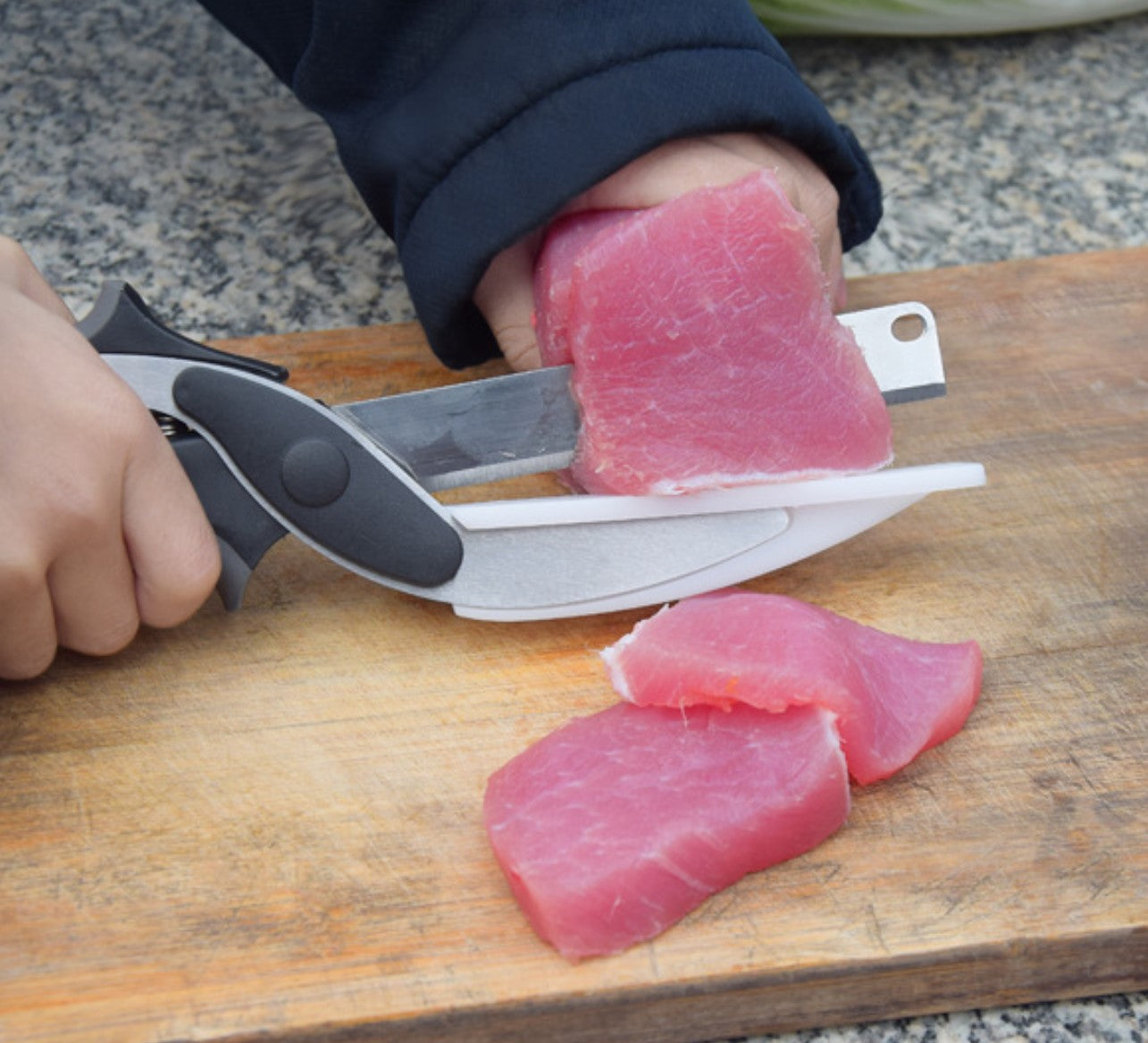 schnell Fleisch schneiden